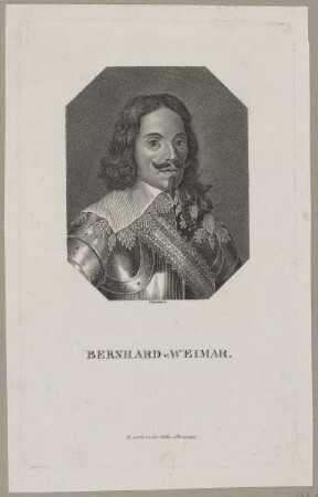 Bildnis des Bernhard v. Weimar