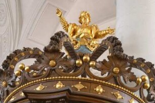 Belgien. Liege. Eupen. Sankt Nikolaus Kirche. 1724 - 1729. Kanzel von 1730. Detail