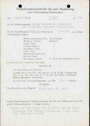 Kugel, Friedrich