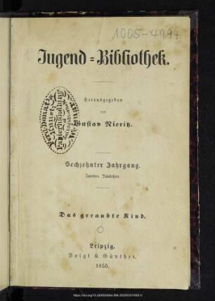Das geraubte Kind : Erzählung