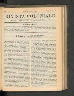 Il Cadi o giudice musulmano.