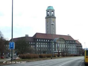 Rathaus Spandau mit Polizeigebäude; Berlin, Spandau