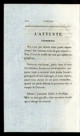 L'Attente.
