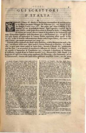 Gli Scrittori D'Italia : Cioè Notizie Storiche, E Critiche Intorno Alle Vite, E Agli Scritti Dei Letterati Italiani, 1,1