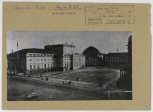 Staatsoper. Berlin, Mitte, Unter den Linden/Bebelplatz