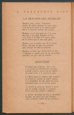La oración de humilde