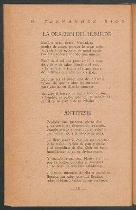 La oración de humilde