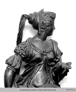 Allegorische Frauenfigur (oder Stadtgöttin mit Mauerkrone?) : Allegorische Frauenfigur