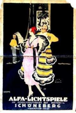 Filmplakat der Alfa-Lichtspiele