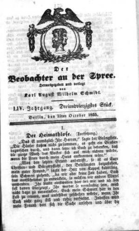 43. Stück, 22. October 1855