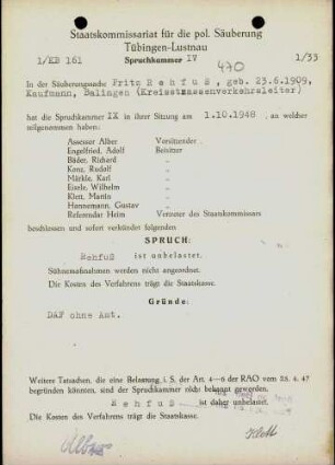 Rehfuß, Fritz