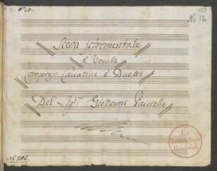 Elfrida. Auszüge; V (3), orch; R 1.86/22-26