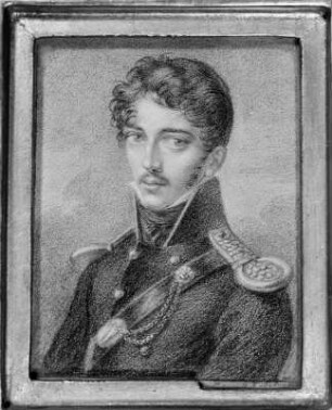 Karl Theodor Körner : Emma Körner. Karl Theodor Körner. Handzeichnung, 1813. Verwalter, Stadtmuseum Dresden