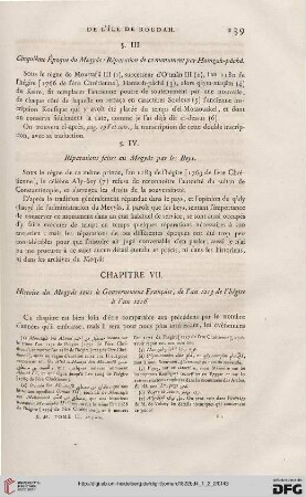 Histoire du Mequás sous le Gouvernement Français [...]