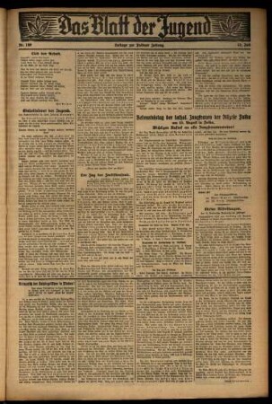Zweite Ausgabe vom Mittwoch, den 15. Juli 1931.