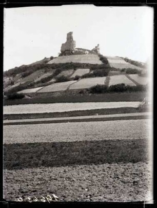 Burgruine, Foto: Schuster Mai 1913