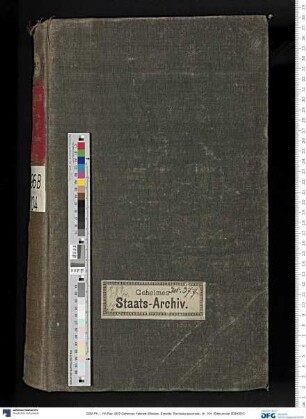 Kabinettsorders vom 2. März 1799 - 31. Dezember 1799 (Abschriften), angefertigt vom Geheimen Kabinettsrat Mencken