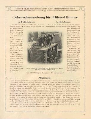 Fig. 114. Einzelteile einen "Niles"-Meißelhammers