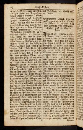 78-88, Buß-Gebete; Beicht-Gebete