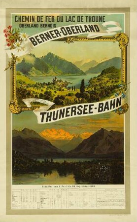 Berner Oberland. Thunersee-Bahn