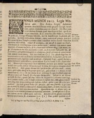 19-29, Annus Muni 2963. Legis Mosaicae 480; ...