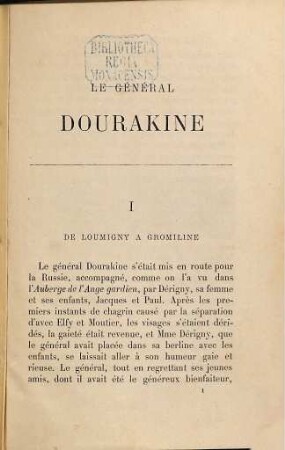 Le Général Dourakine
