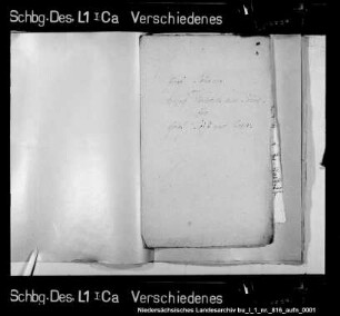 Fürbitte für Graf Jobst zu Hoya