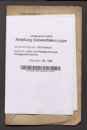 Erblasser: Niemeier, Friederike Charlotte Amalie, geb. Kronshagen: