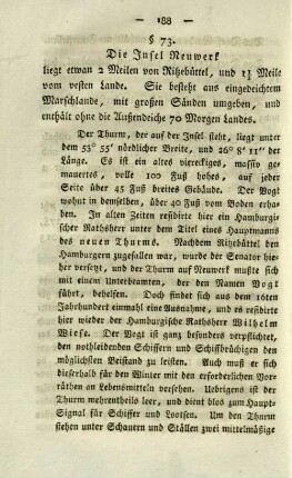 § 73. Die Insel Neuwerk