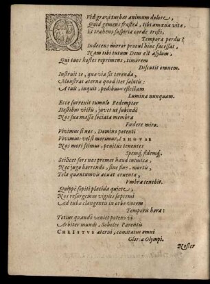 Quid gravi turbas animum dolore, Quid gemens frustra, tibi amoena vitae ...