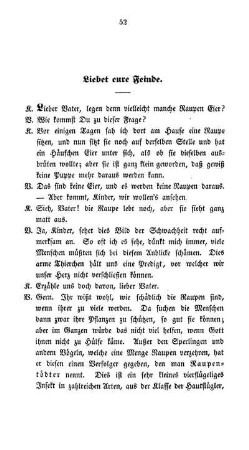 Liebet eure Feinde.