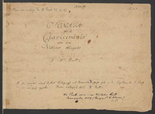 Sonaten; cemb, vl; h-Moll; CzaR 50