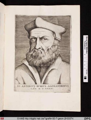 Io Antonius Rubeus Alexandrinus.