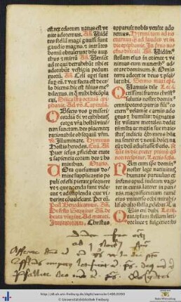 Handschriftliche Ergänzungen