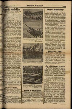 Zweite Ausgabe vom Montag, den 04. September 1939.