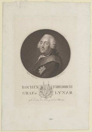 Bildnis von Rochus Friedrich Graf zu Lynar