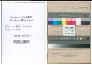 Entnazifizierung Wilhelm Thewes , geb. 21.07.1905 (Arbeiter)