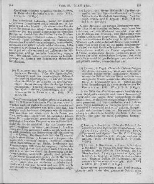 Carro, J.: Carlsbad, ses eaux minérales et ses nouveaux bains á vapeurs, avec un appendice. Karlsbad: Franiek 1829