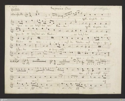 Sopran Chor (tief, 4 Stimmen)