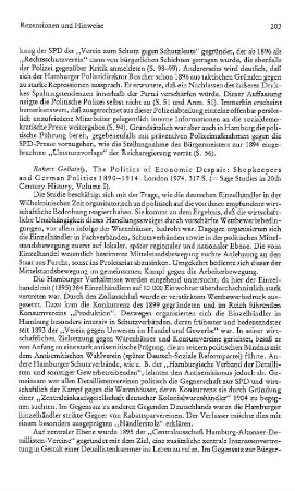 Gellately, Robert :: The politics of economic despair, shopkeepers and German politics 1890 - 1914, (SAGE studies in 20th century history, 1) : London, 1974