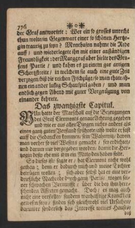 Das zwantzigste Capitul