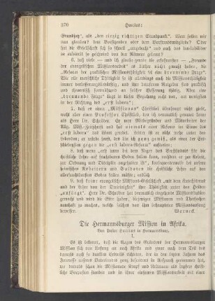 Die Hermannsburger Mission in Afrika