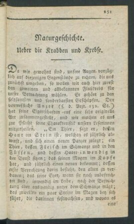 Naturgeschichte