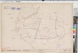 Helberhausen (Hilchenbach), Flurbereinigung Helberhausen, Bl.15 Zuteilungskarte Helberhausen Flur 3-4 tlw.
