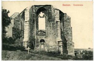 Bautzen. Ruine der Nicolai-Kirche