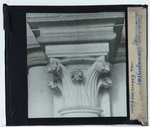 Magdeburg, Dom : Innenansicht, Bischofsgang, Kapitell