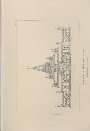 Elevation of the Ananda Temple at Pagán