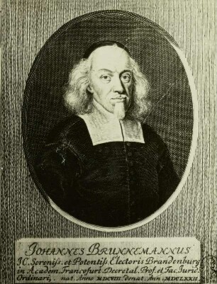 Bildnis des brandenburgischen Rates Johann Brunnemann