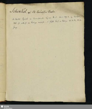 Nr. 68-70. Schinkel, Karl Friedrich