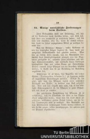 44. Einige unerläßliche Forderungen beim Treiben.